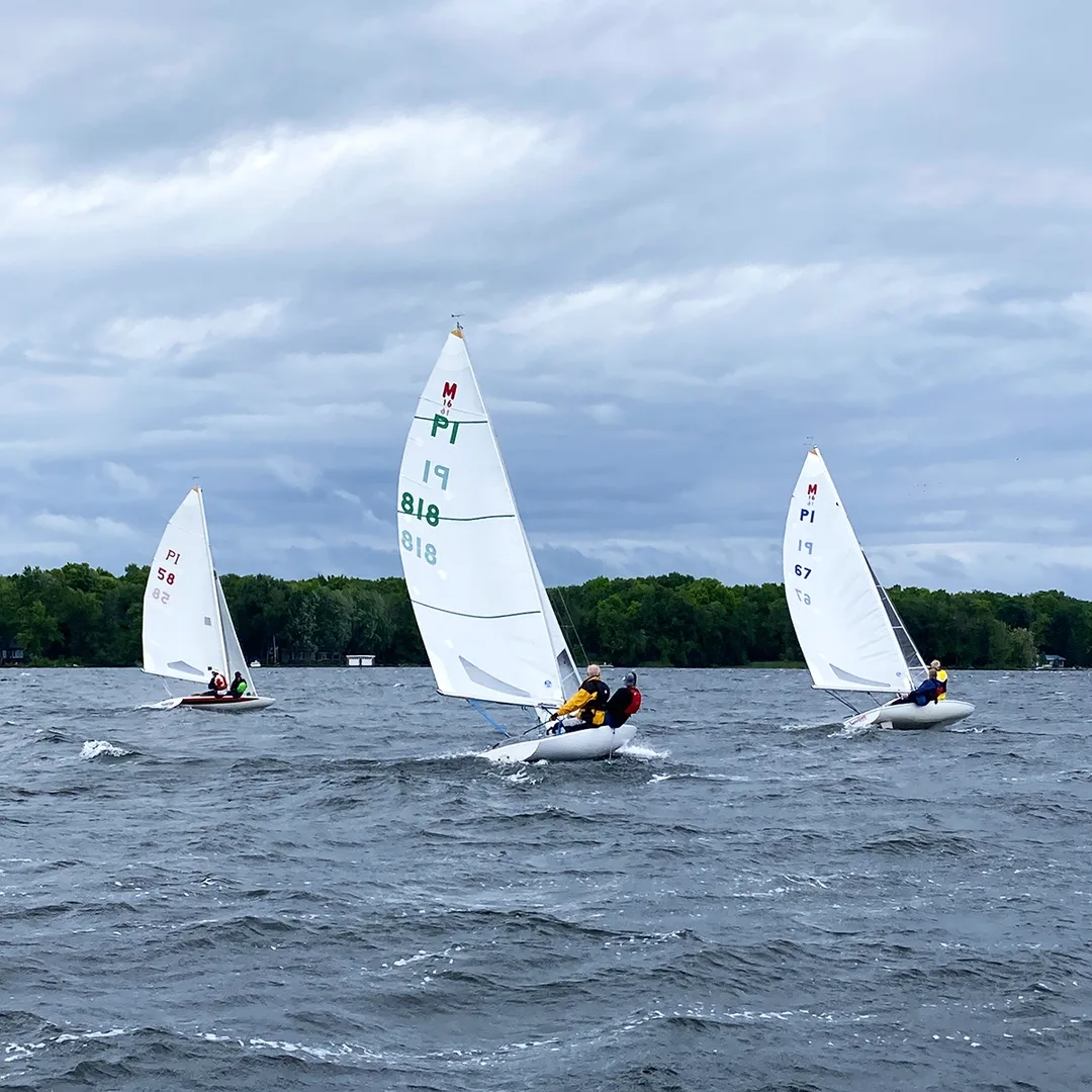 Sailboats on Pigeon Lake