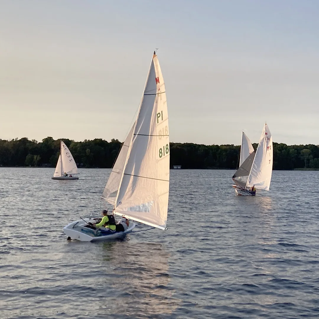 Sailboats on Pigeon Lake
