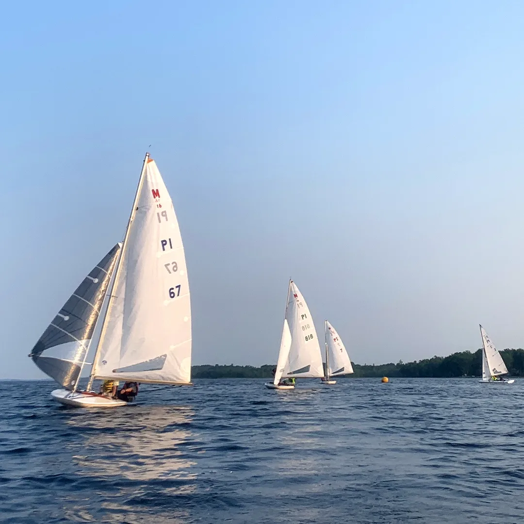 Sailboats on Pigeon Lake